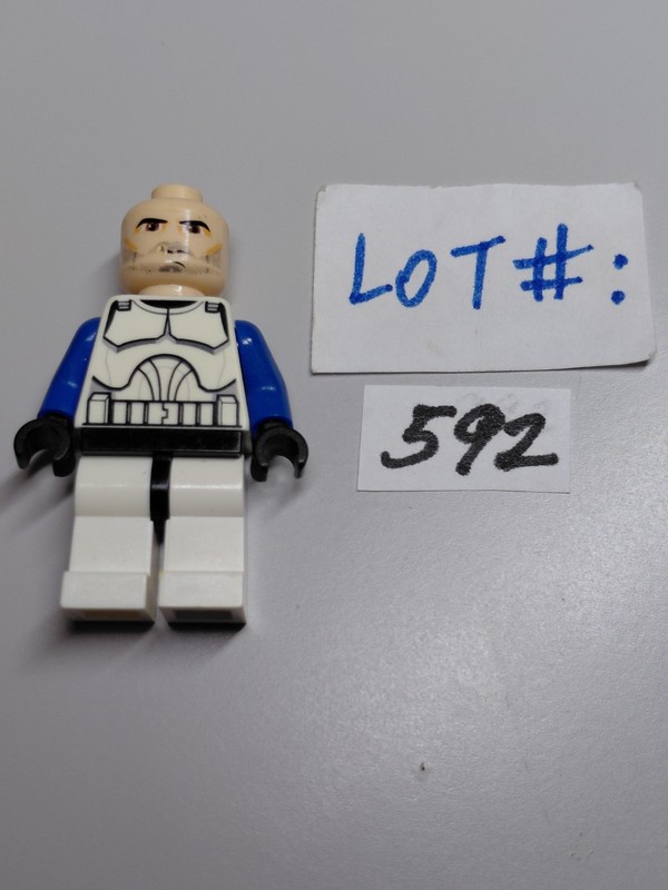 LEGO Star Wars (7675) (7869) Captain Rex Minifigure Phase 1 Clone sw0194 Lot#592