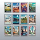 Acrylic Travel City Holiday Fridge Magnet –Souvenir Gift Refrigerator Decoration