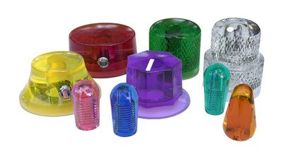 Xentric Guitars  - CRYSTAL CLEAR  Series Resin Guitar Knobs