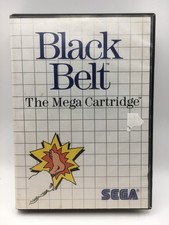 Sega Master System 1986 - Black Belt w/ Box (Works - No Manual)