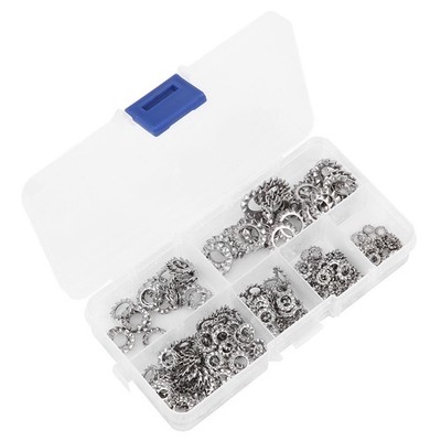 300x External Tooth Lock Star Washer Stainless Steel Anti-Loose Gasket M2.5 SET