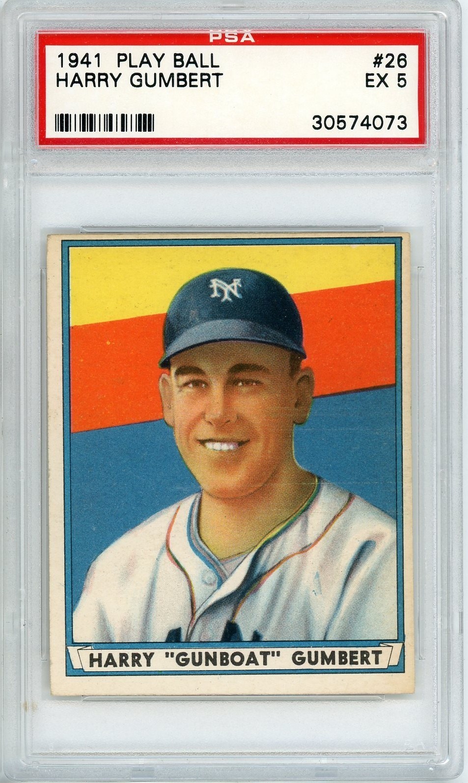 1941 Play Ball Harry Gumbert #26 PSA 5 P1470