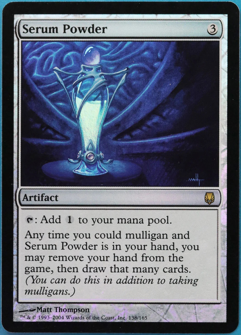 Serum Powder FOIL Darksteel NM Artifact Rare MAGIC CARD (ID# 514948) ABUGames