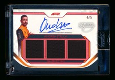 2024 Topps Dynasty F1 Andrea Stella Red Triple Patch Auto Autograph McLaren #4/5
