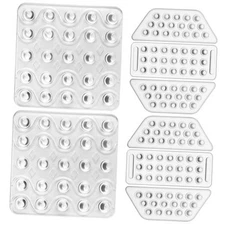  4 Sets Snowboard Stomp Pads, 3D Clear Antiskid Grip Pad Non-Slip Mat for Combo