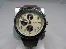 MENS FOSSIL CHRONOGRAPH QUARTZ WATCH - V.GOOD COND - FWO - BOXED - PLEASE READ