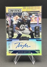 2024 Panini Contenders Conference Ticket /75 Tyler Guyton #169 Rookie Auto RC