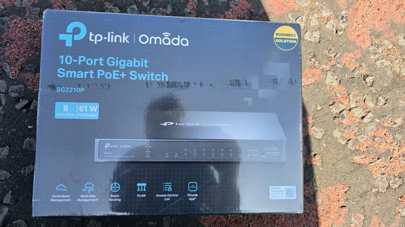 TP-Link Omada SG2210P Smart Poe+ 10-Port Gigabit *** latest version **