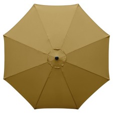 10Feet Patio Umbrella Replacement Canopy, For 8 Ribs,Market and Table Umbrell...