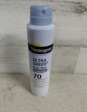 Neutrogena Sunscreen Spray, SPF 70 , 5 oz EXP 04/2027 - NEW UNSEALED 