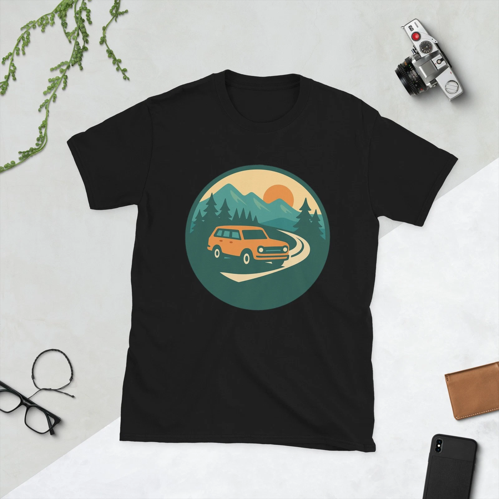 Unisex Road Trip Tee | Scenic Route Vibes | Wanderlust Travel Shirt USA