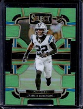 Jammie Robinson 2023  Select #15 Rookie Neon Green Die Cut /599