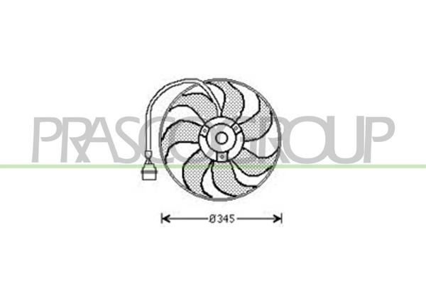 Prasco LüFter MotorküHlung FüR VW Golf IV 1.4 16V 1.6 Polo Skoda Fabia II-image