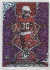 2022 Panini Mosaic Rookies No Huddle Purple Prizm 42/50 Keaontay Ingram #355 0c6