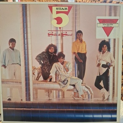 5 STAR ''SILK & STEEL'' EUROPE VINYL LP 1986 NM/VG+
