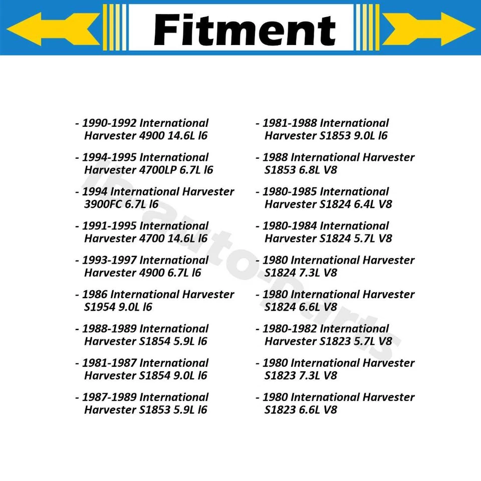 前刹车软管 Dorman 2 件 适用于 1996 - 1997 国际收割机 4700 12.7L — 第 4/4 张图片