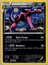 Pokemon TCG Krookodile 66/108 Dark Explorers Holo LP