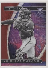 2021 Panini Chronicles Titan Ruby Wave Prizm /199 Luis Campusano #18 uk2