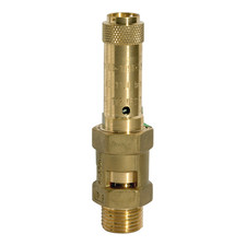 Riegler Sicherheitsventil Ventil Druckventil Messing G 34 Ansprechdruck 11 bar