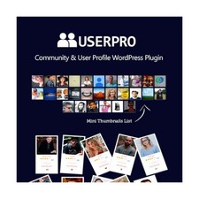 ⭐ UserPro – Community and User Profile Wo…