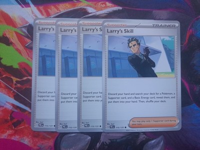 Pokemon LARRY'S SKILL 115/131 Prismatic Evolutions  - MINT 4X