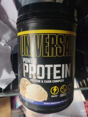 Universal Power Protein Vanilla Ice Cream Protein Carb Complex 1 lb 15 Servings