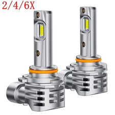 2/4/6X 9006 HB4 LED Headlight Bulbs Conversion Kit Low Beam 6500K Wireless White