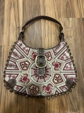 Isabella Fiore Handbag Flap Shoulder Boho Flo...