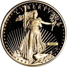 American Gold Eagle Proof 1/2 oz $25 - Coin in Capsule - Random Date