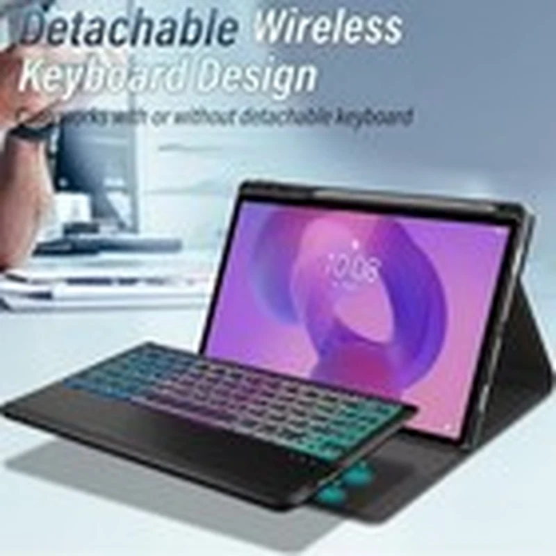 Чехол для клавиатуры сенсорной панели для Lenovo Idea Tab Pro 12,7 дюйма 2025, 3 зоны - Изображение 4 из 4