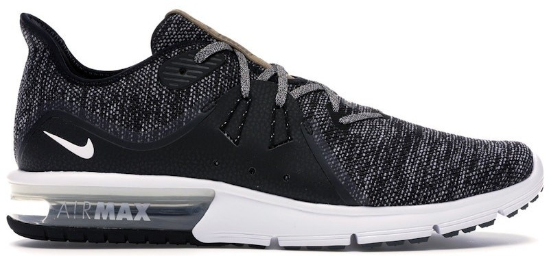 Nike Air Max Sequent 3 Black Dark Grey for Sale 