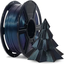 FLASHFORGE Rapid PETG Filament 1.75mm Burnt Titanium, 600mm/s Titanium 