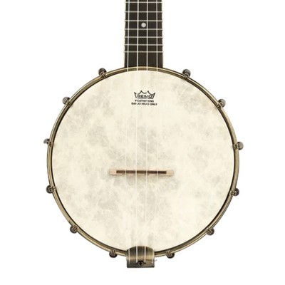 Ortega Concert Size Acoustic-Electric Banjolele Banjo-Uke, Natural w/ Gig Bag