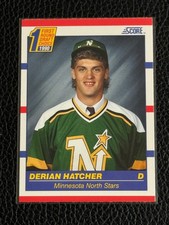 1990-91 Score - First Round Draft Choice Derian Hatcher #430 (RC)