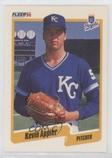 1990 Fleer Kevin Appier #100 0bd6
