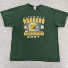 Y2K Green Bay Packers Shirt Adult XL Extra Large Green NFL NFC Champions 2000s — photo 1