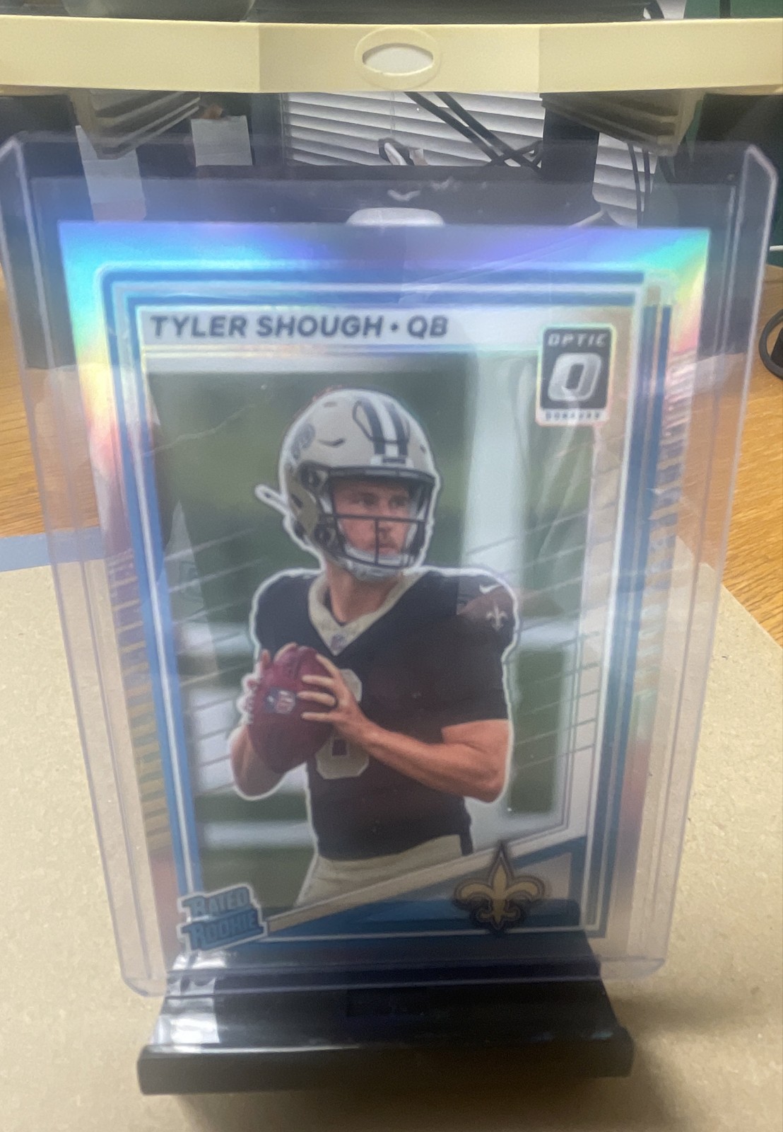 2025 Donruss Tyler Shough #304 Optic Preview Holo Saints
