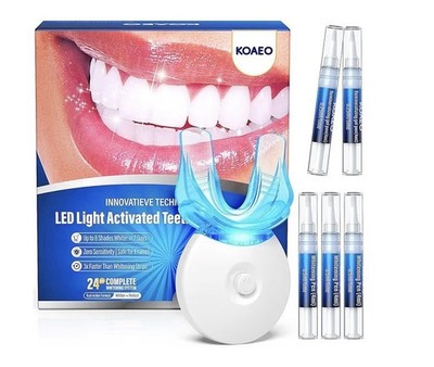 Teeth Whitening Kit 3 Teeth Whitening Pens LED Light 35% Carbamide Peroxide