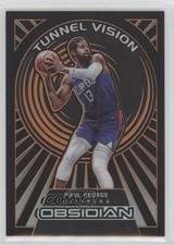 2021 Panini Obsidian Tunnel Vision Electric Etch Orange /35 Paul George #18 7y2