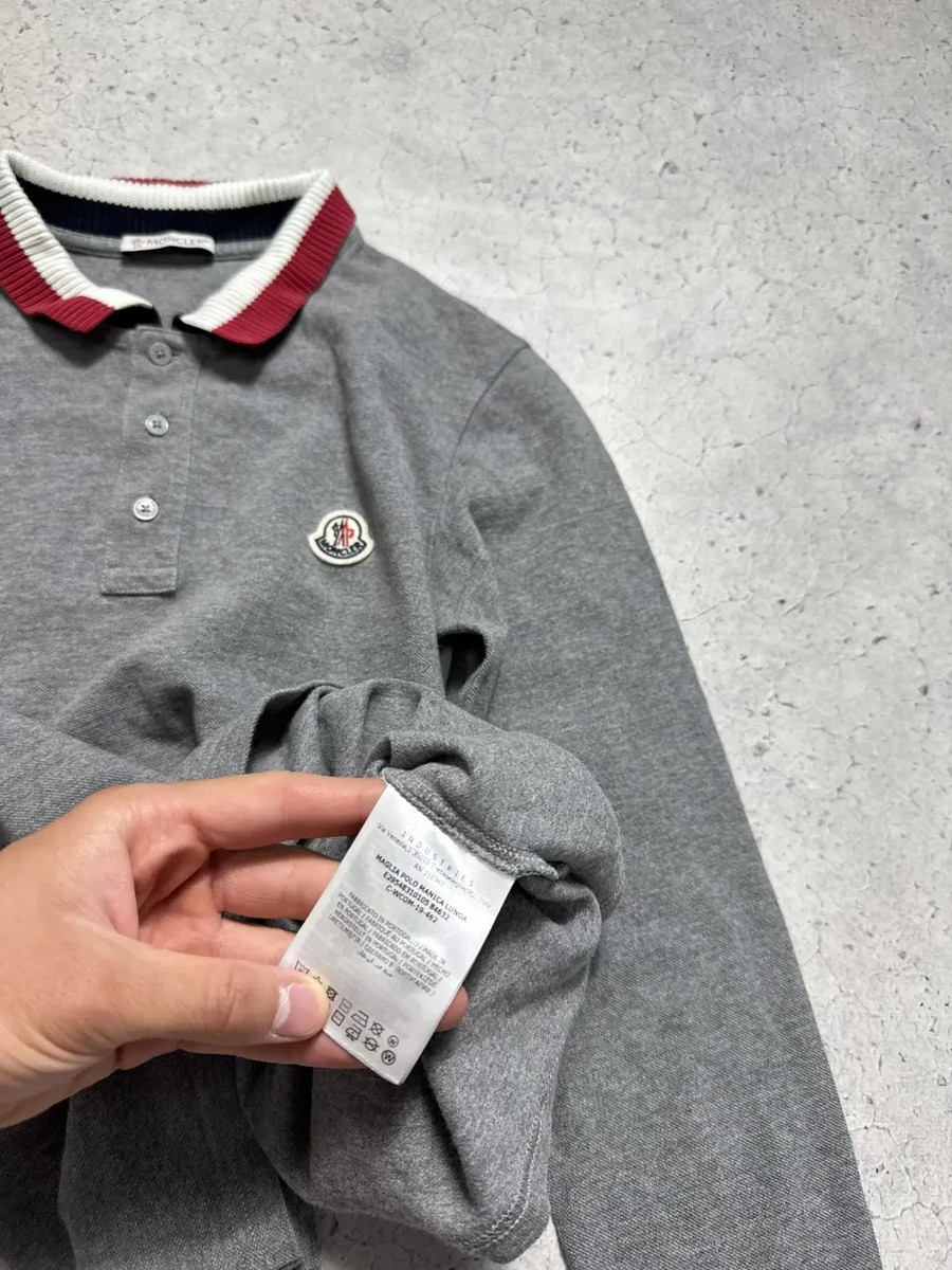 モンクレール MONCLER MAGLIA POLO MANICA LUNGA Moncler Maglia Polo Manica Lunga Long Sleeve Luxury | eBay