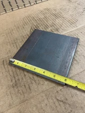 1/4 x 6 x 6 inch steel plate 6”x6” A36 Hot Roll Flat .25" Thick
