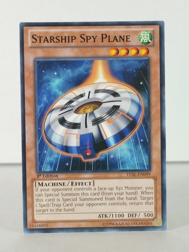 Starship Spy Plane - Legacy of the Valiant - LVAL-EN099 - 1st ed - YuGiOH - C - Picture 33 of 36