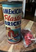 Elgo Plastics American Bricks Plastic Set With Extra Halsam Products Company