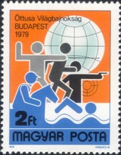 Hungary 1979 Sports/Pentathlon/Horses/Pistol Shooting/Fencing/Swimming 1v hx1257