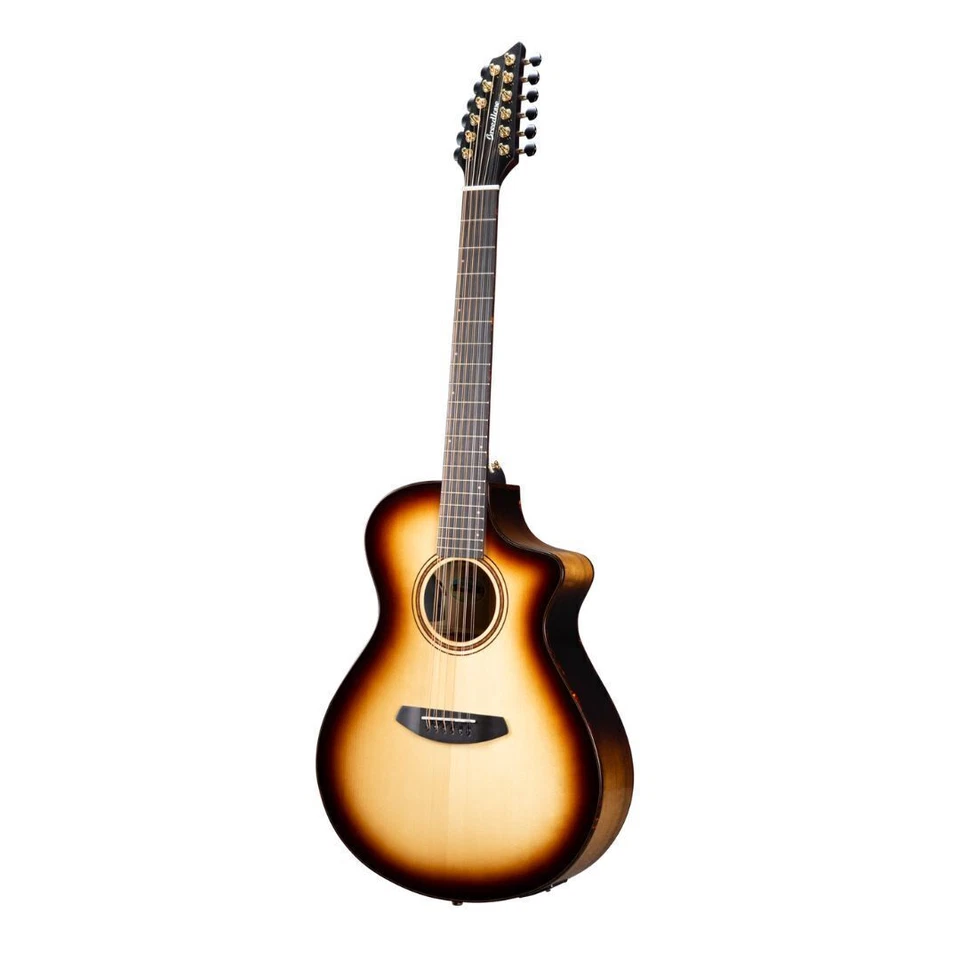 Guitarra Eléctrica Acústica Breedlove Artista Pro Concert Ámbar Quemado 12 Cuerdas Foto 3 de 4