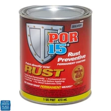 POR 15 Rust Preventive Silver Paint - Pint Stop Rust and Corrosion Permanently