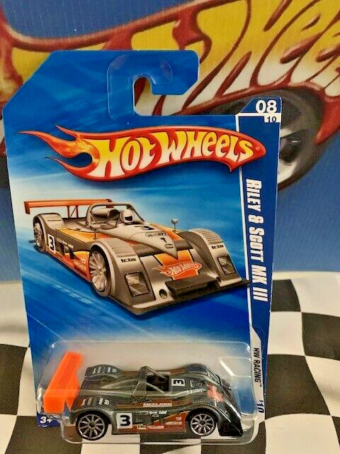 Hot Wheels 2010 HW Racing 8/10 HW Racing 1994 Riley & Scott Mk III Gray 10sp