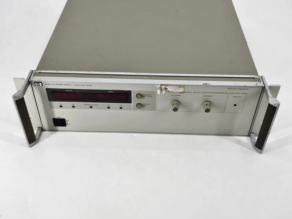 Fuente de alimentación de CC variable HP 6012B 0-60V 0-50A 1000W probada y funcionando Foto 4 de 4