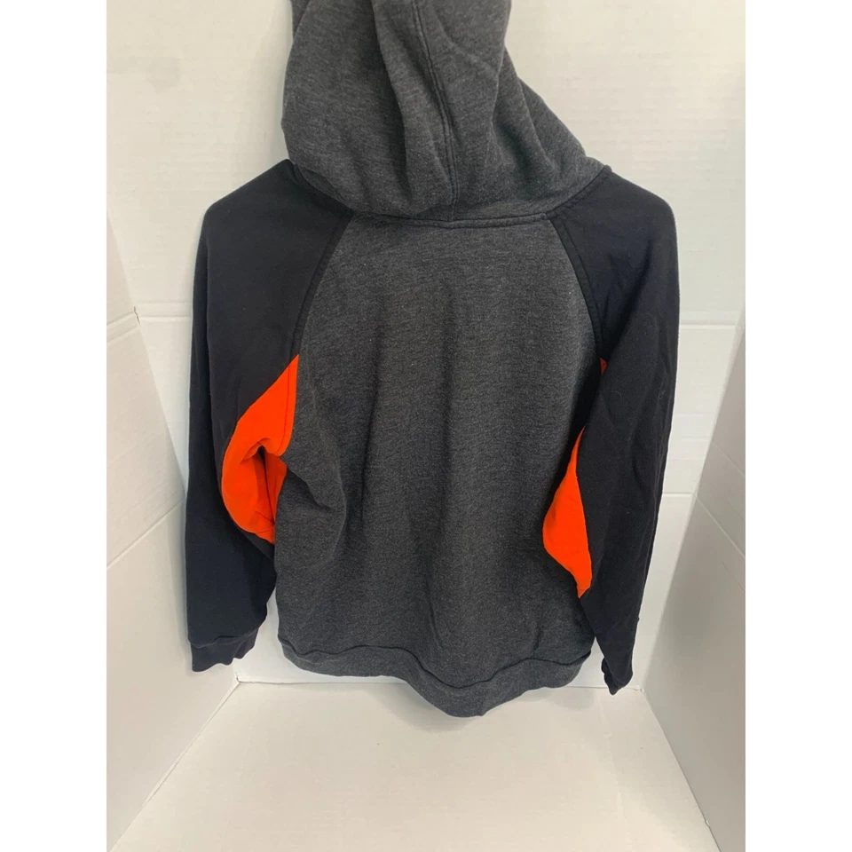 Sudadera con capucha Simply For Sports para niños talla XL 18 20 negra naranja gris Foto 3 de 4