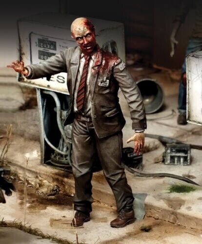 1/35 Scale Agent Zombie In Costume Resin Figure Model Kit Unassembled Unpainted - Picture 1 of 1